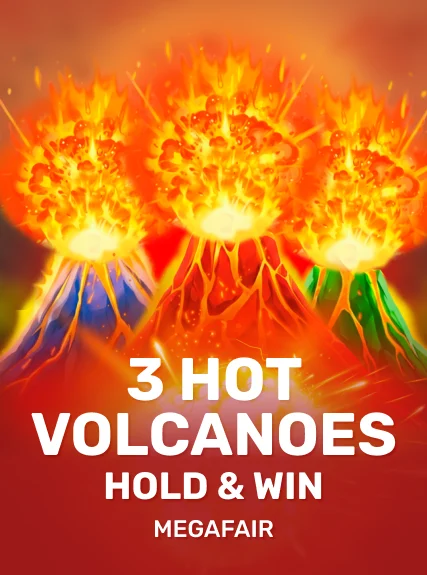 3 Hot Volcanoes: Hold & Win game tile
